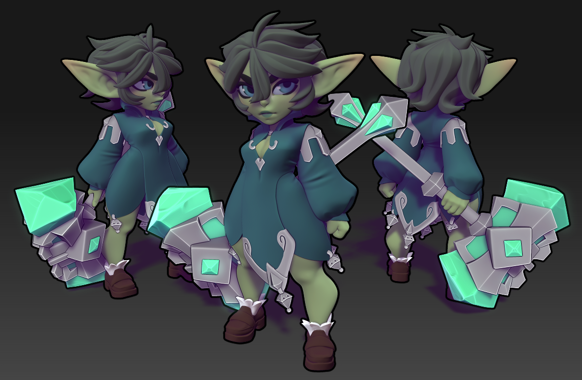 Twin Goddess Miniatures - Goblin Hammer Scout - 2025 July