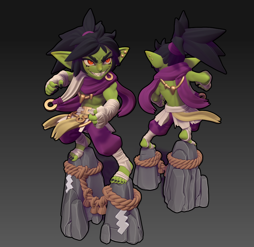 Twin Goddess Miniatures - Saru Gob Monk - 2025 May