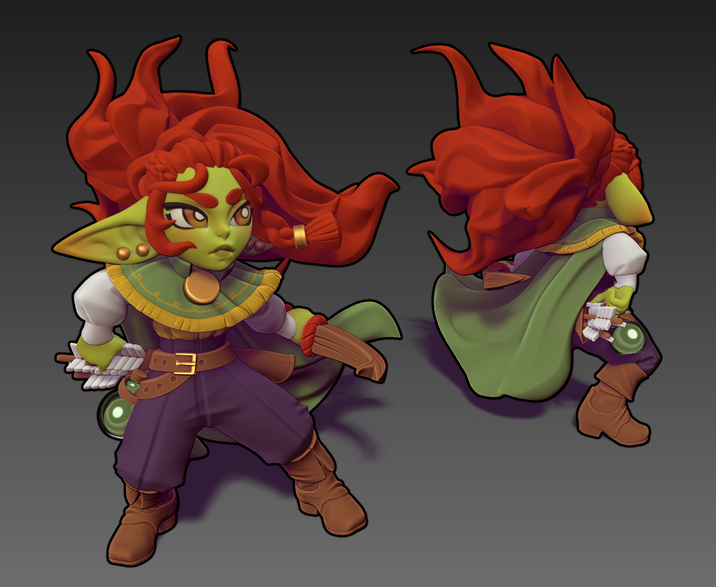Twin Goddess Miniatures - Gren The Goblin - 2025 April