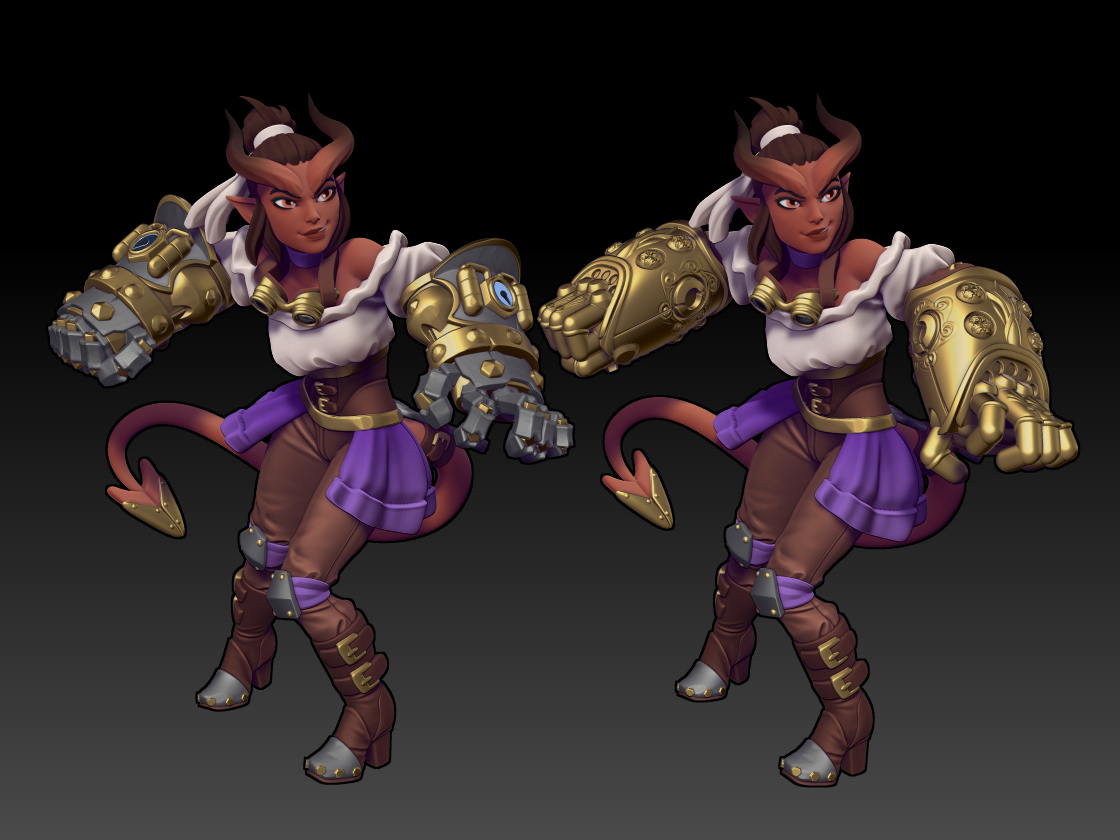 Twin Goddess Miniatures - Punch, The Tiefling - Reforged 2024 August