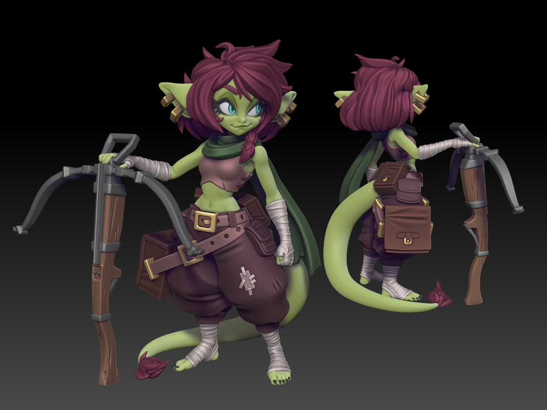 Twin Goddess Miniatures - Maia the goblin - Superhero 2024 June