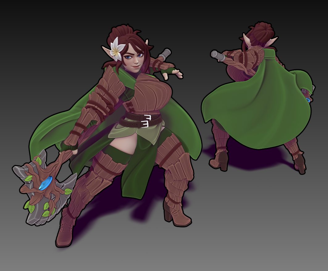 Twin Goddess Miniatures - Nora The Defender - 2025 April