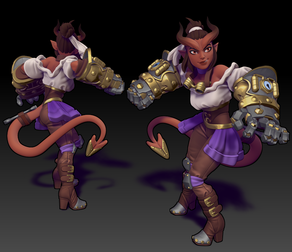 Twin Goddess Miniatures - Punch, The Tiefling - Reforged 2024 August