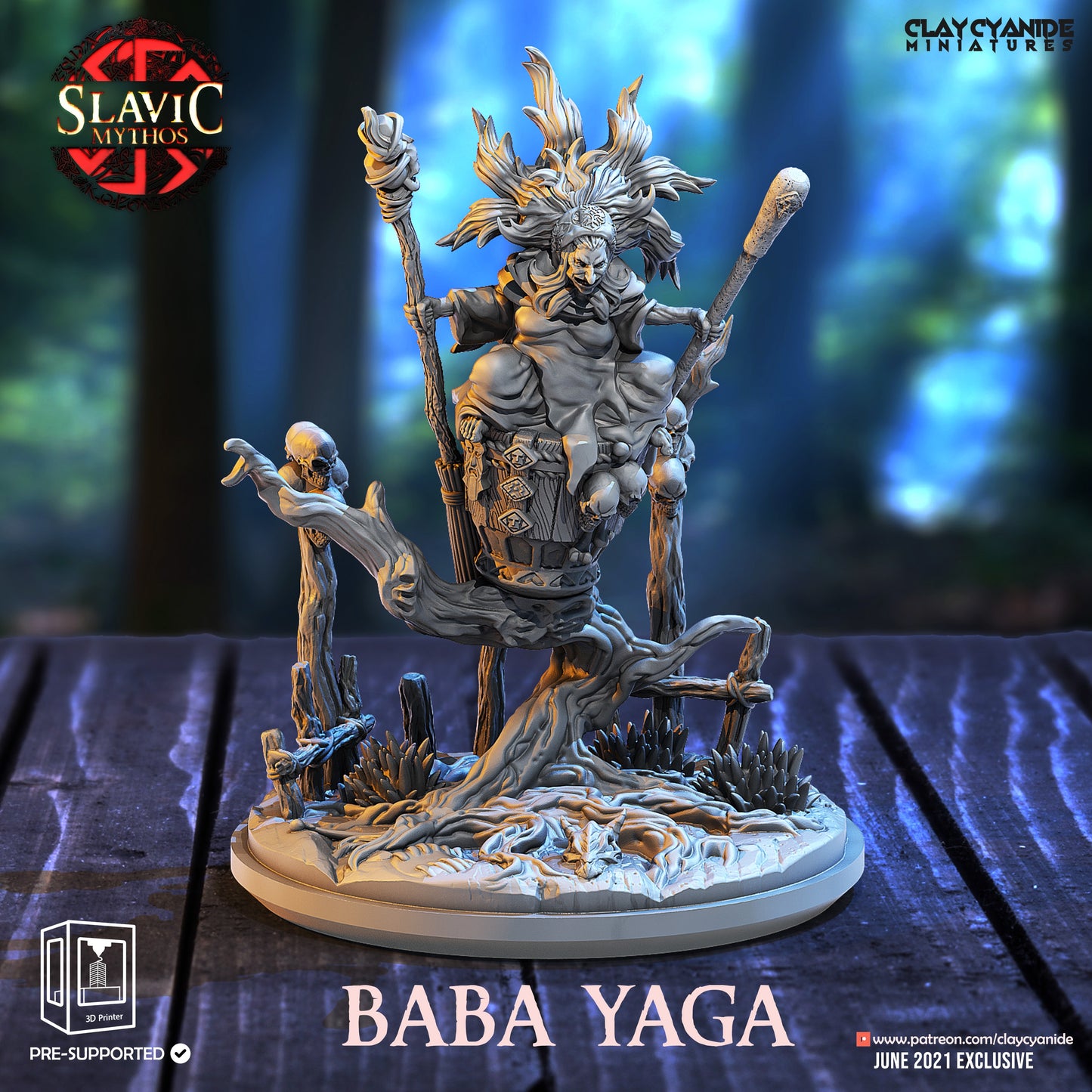 Clay Cyanide - Baba Yaga - Slavic Mythos 2021 June