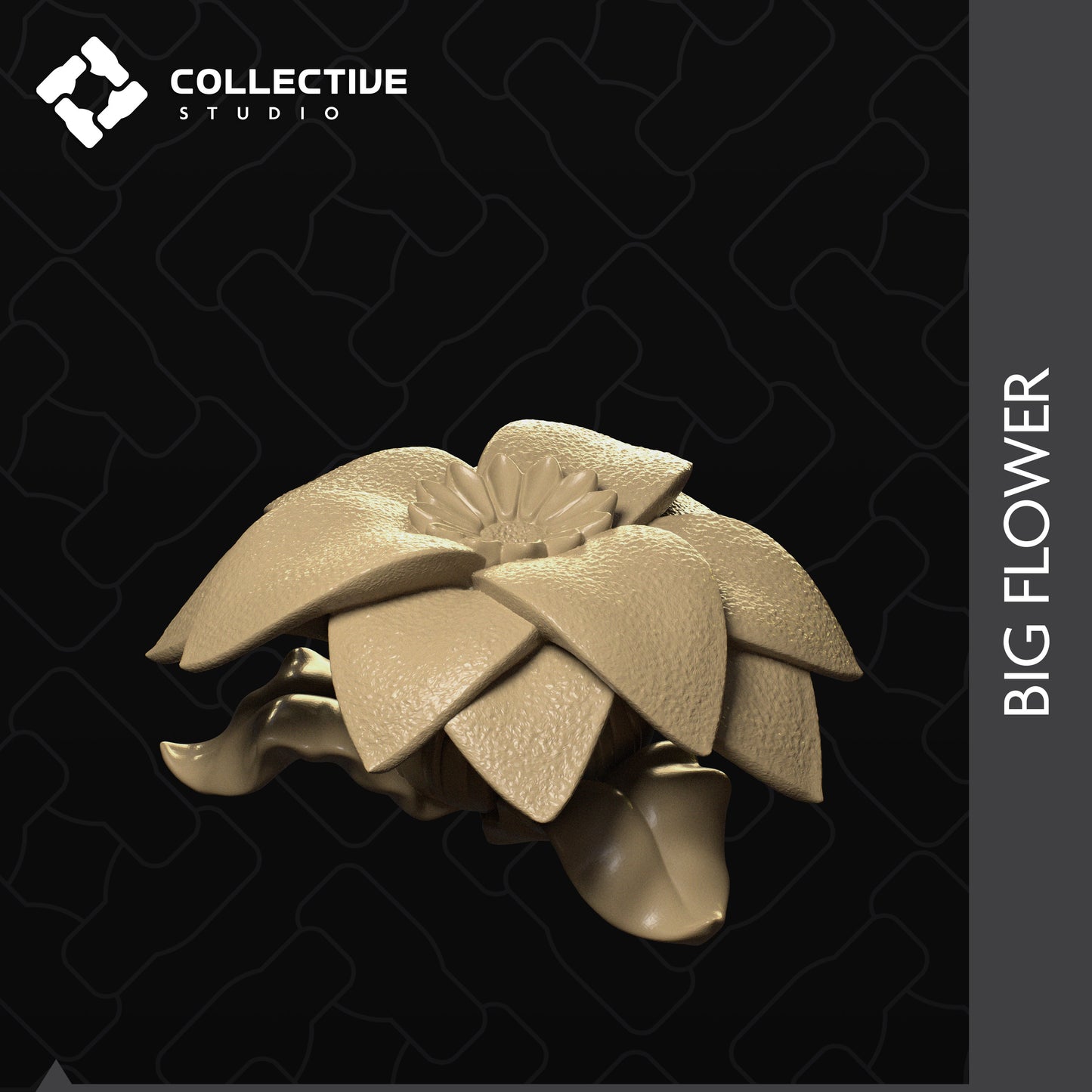 Collective Studio - Big Flower, Terrain (7.5x4cm)