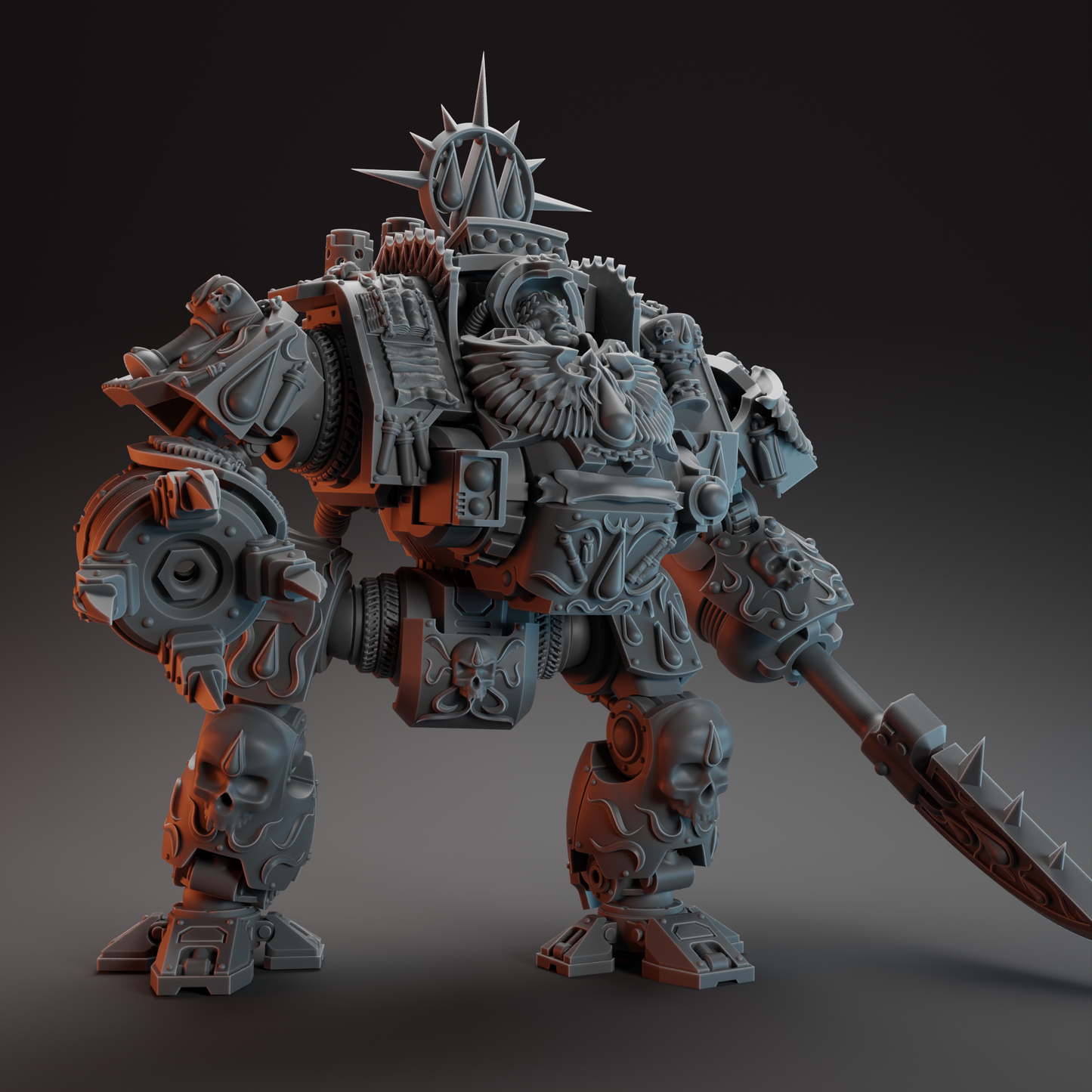 Blackrock Miniatures - Blood Brothers Curator Thicc Boi of Redemption, Blood Angels - Warhammer 40K