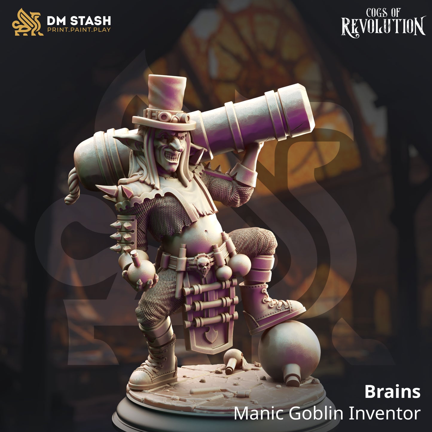 DM Stash - Brains, Goblin Inventor - Cogs of Revolution 2025 February