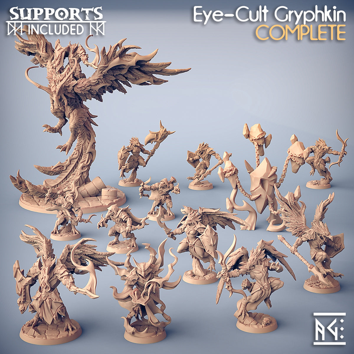 Artisan Guild - Eye Cult Gryphkins 2020- August Release 35mm (Aarakocra)