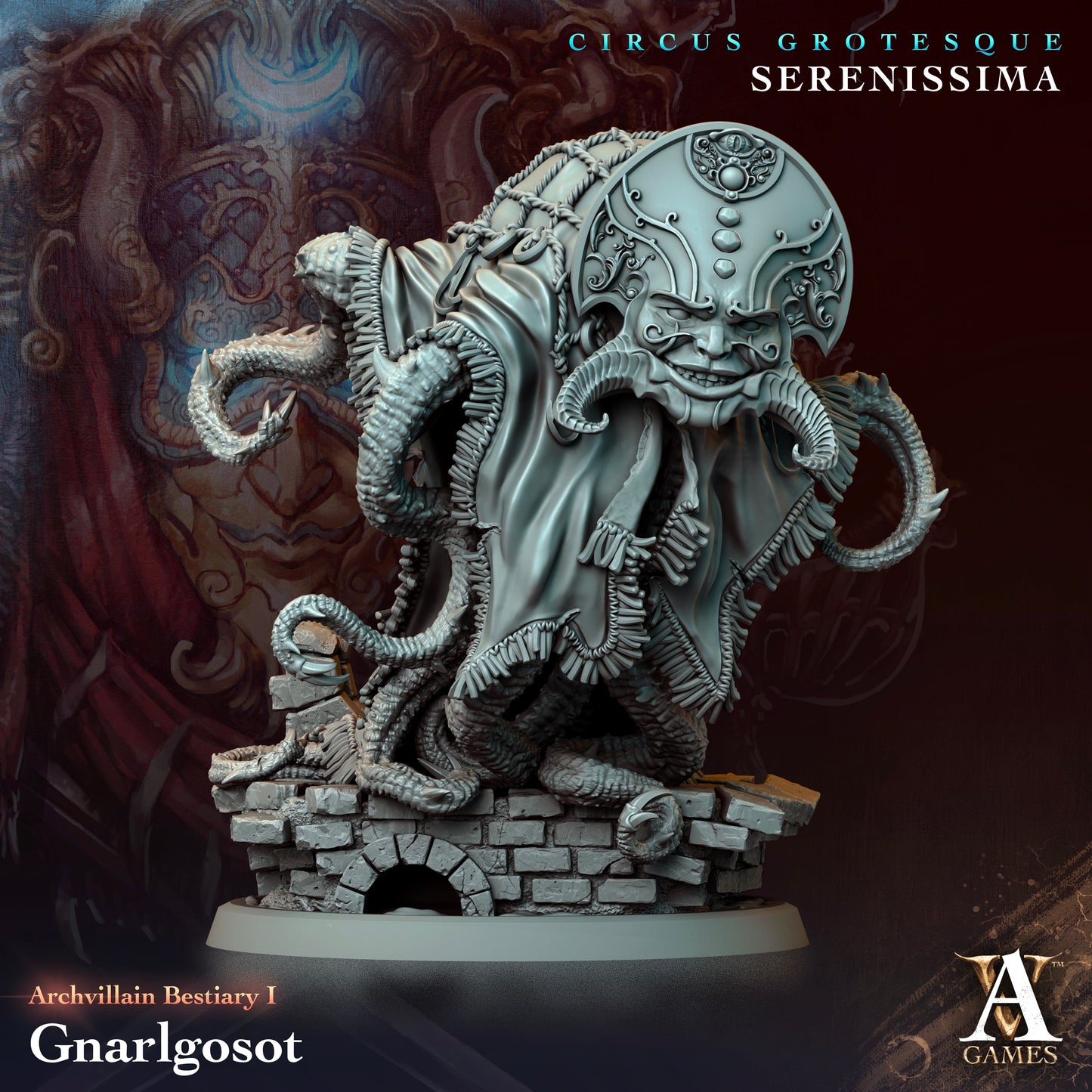 Archvillain Games - Gnarlgosot Archvillain Bestiary Vol. I Circus Grotesque - Serenissima 2023 September
