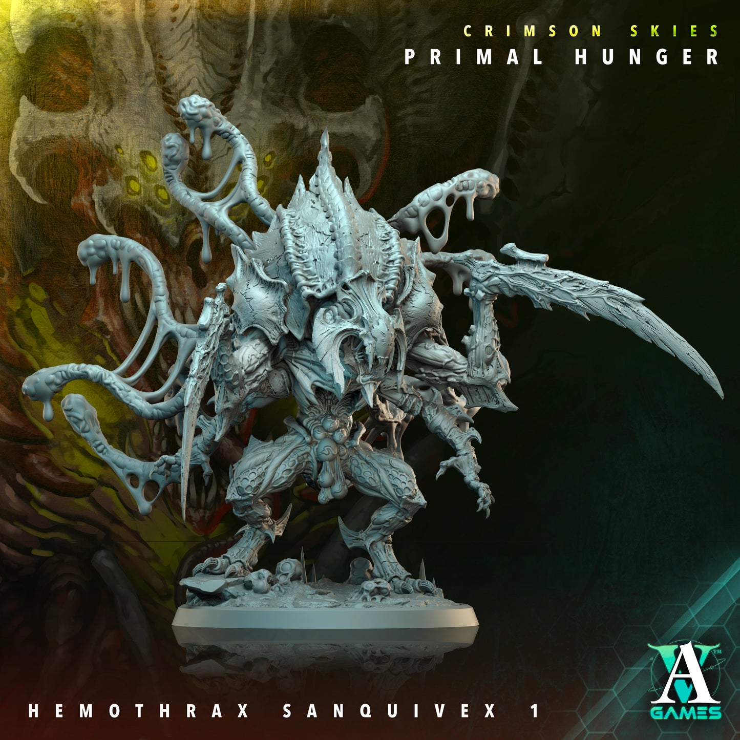 Archvillain Games Sci‐Fi - Hemothrax Sanquivex 1, Tyranids - Crimson Skies Primal Hunger 2024 January