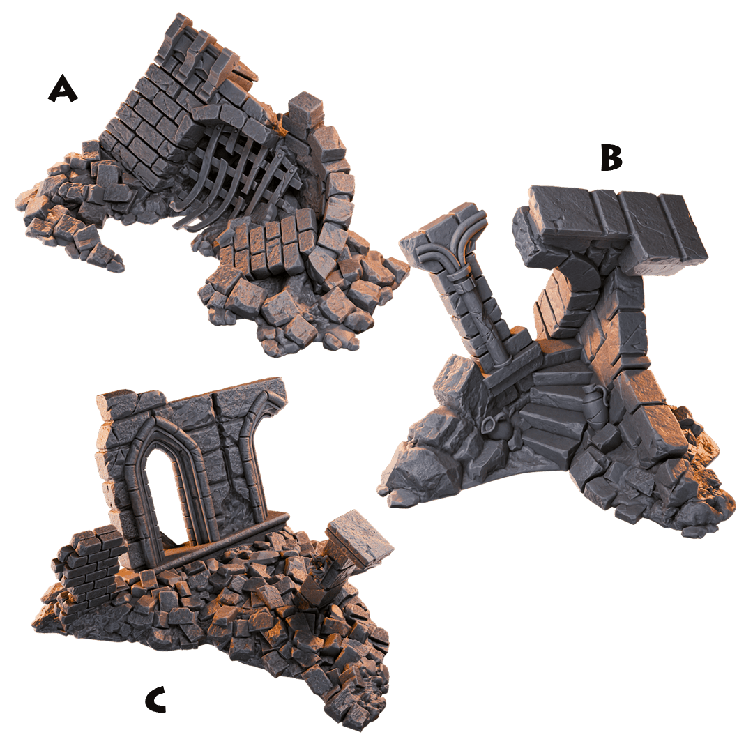 Loot Studio - Terrain, Casttle Ruins - Rise of Draconians 2024 December
