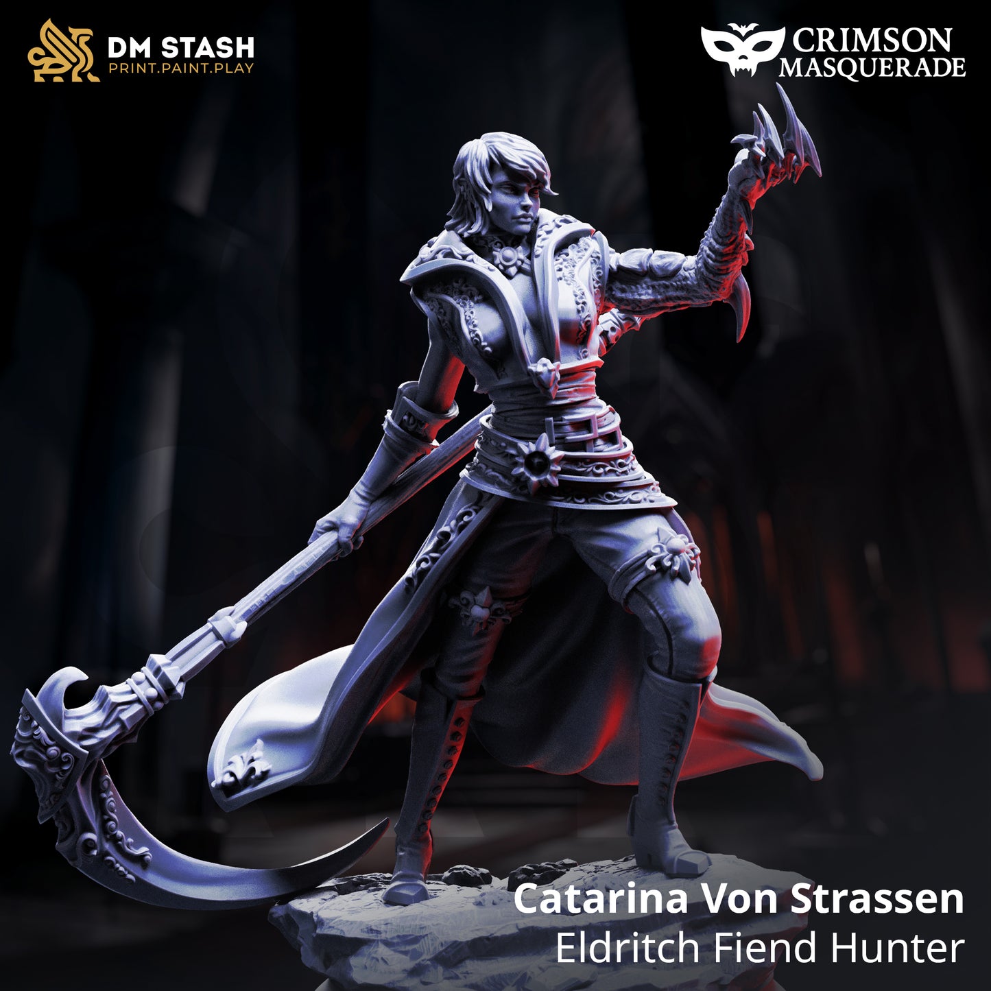 DM Stash - Catarina Von Strassen, Eldritch Fiend Hunter - Crimson Masquerade 2025 September