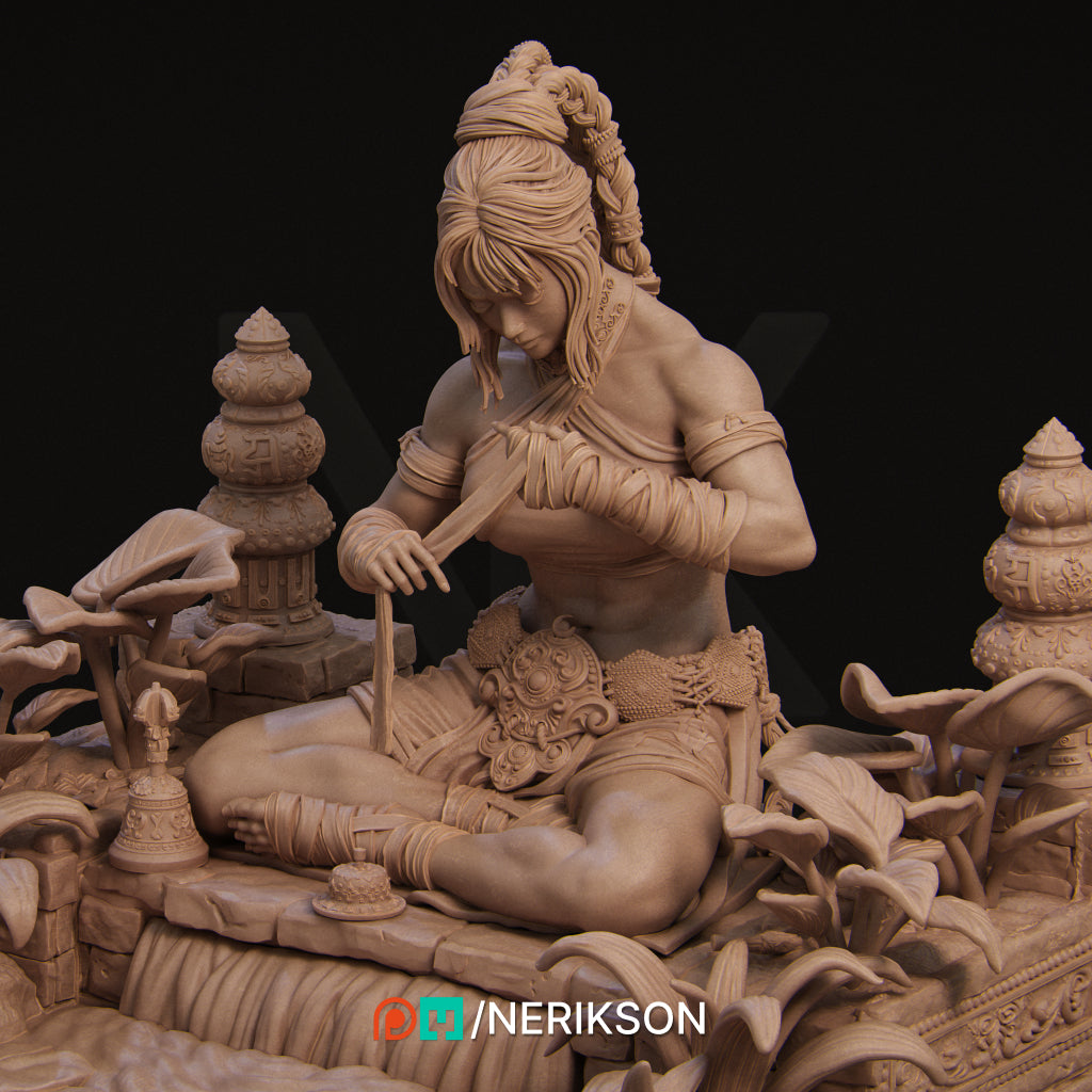 Nerikson - Jingwei the Monk Pose 2 35mm, 140mm