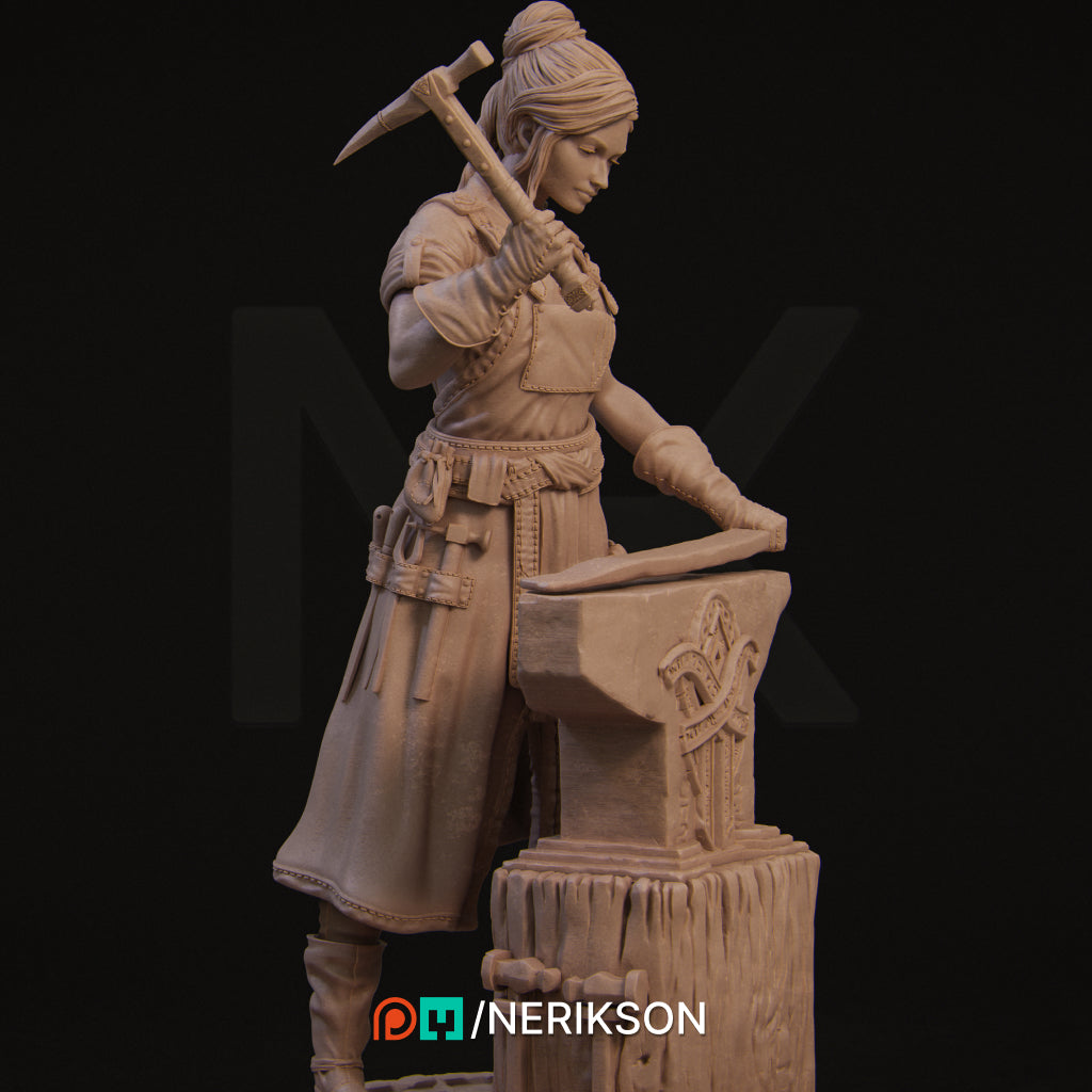 Nerikson - Lara the Blacksmith 35mm, 75mm