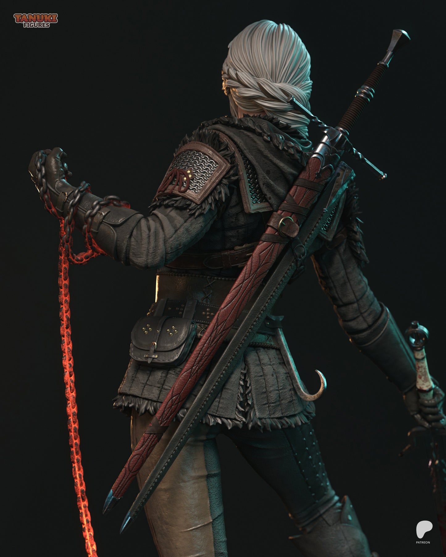 Tanuki Figures - Ciri, The Witcher