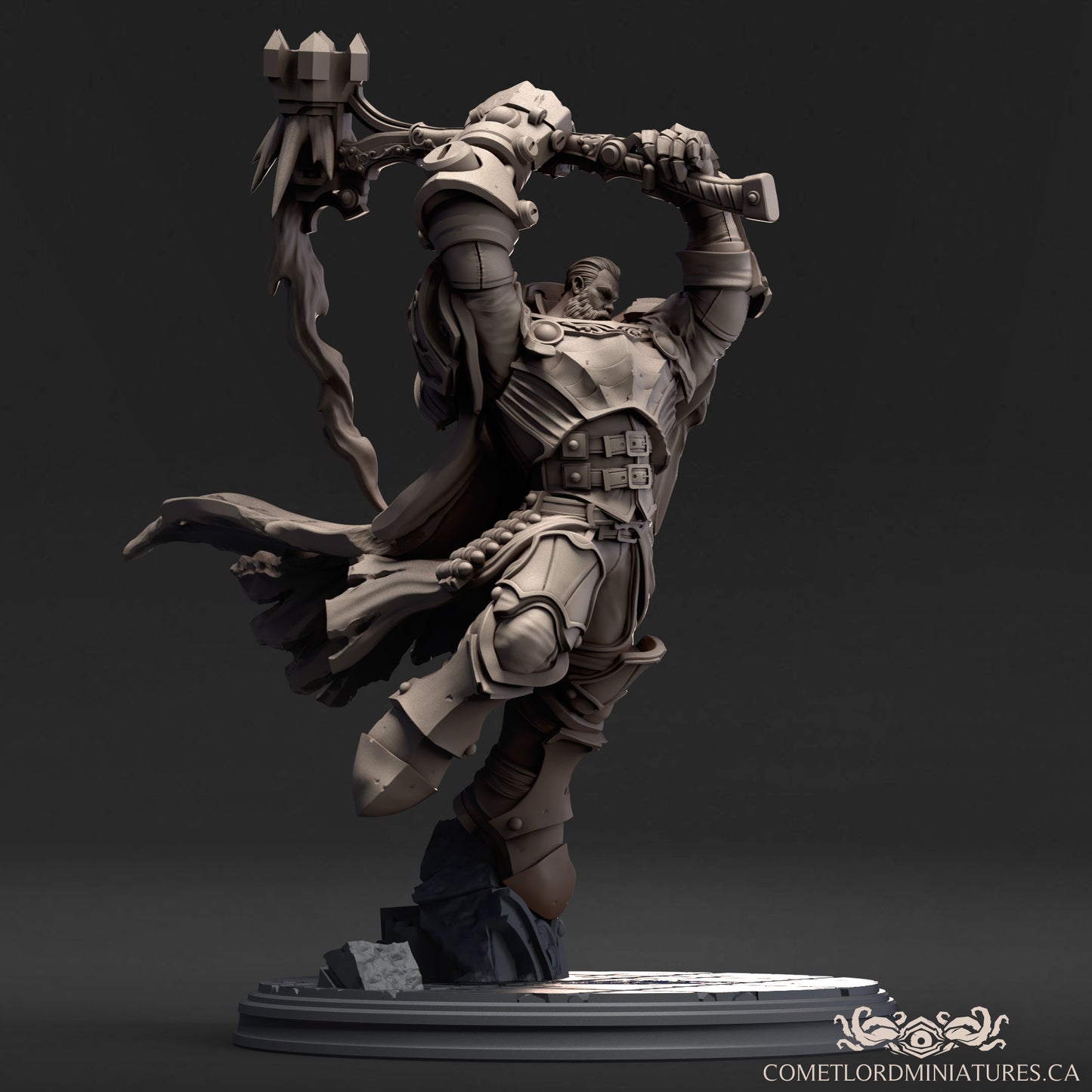 Comet Lord - General Adakaius Half- Giant Paladin 2024-11 60mm