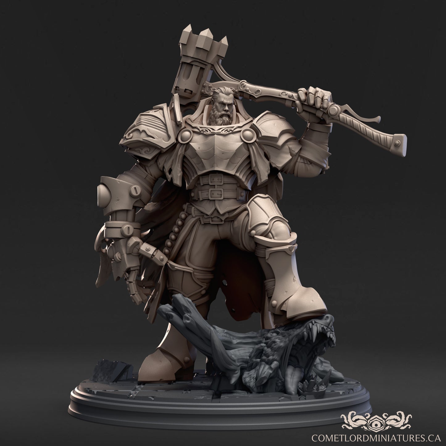 Comet Lord - General Adakaius Half- Giant Paladin 2024-11 60mm