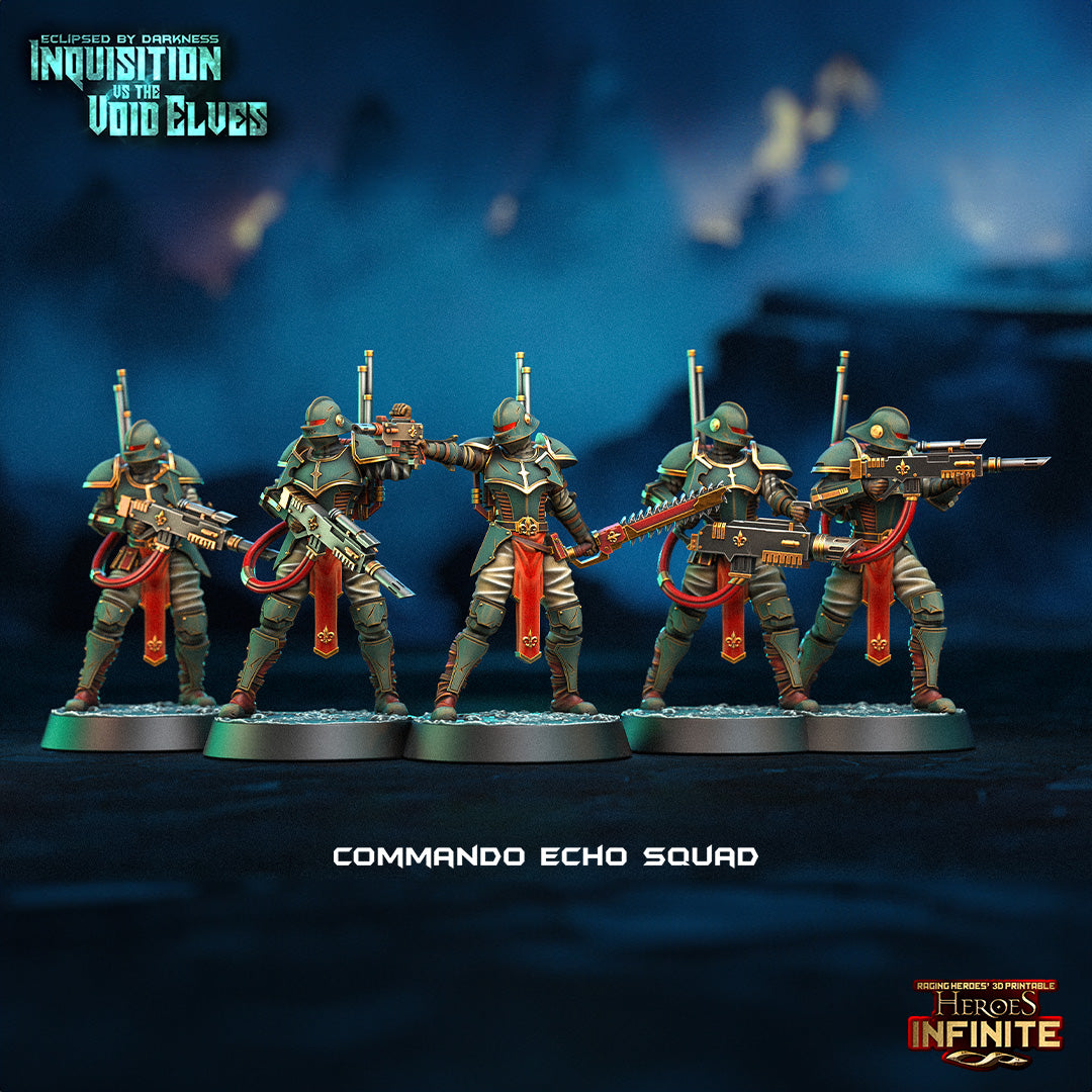 Heroes Infinite Raging Heores - Commando Echo Squad - 2024 Inquisition vs Void Elves #57