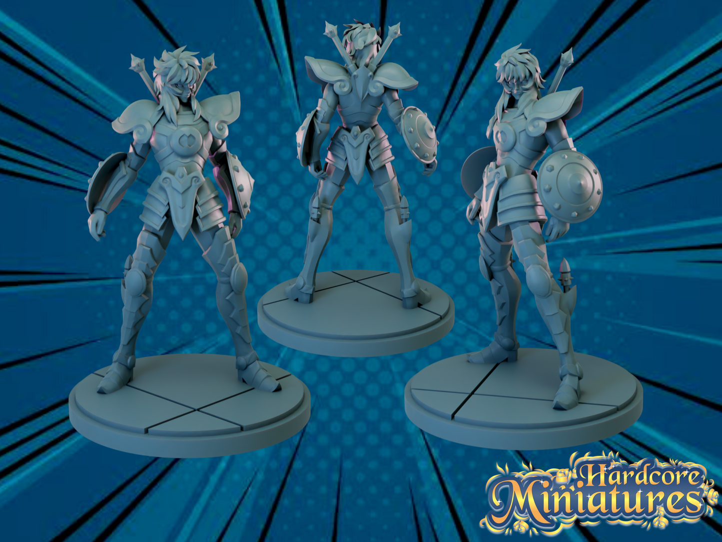 Hardcore Miniatures - Dohko de Libra, Caballeros Dorados, Caballeros del Zodiaco
