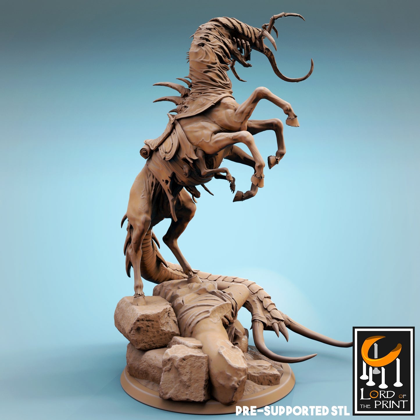 Rescale Miniatures (Lord of the Print) - Corrupt Horse Rear (Large)- Fear The Old God 2022 May