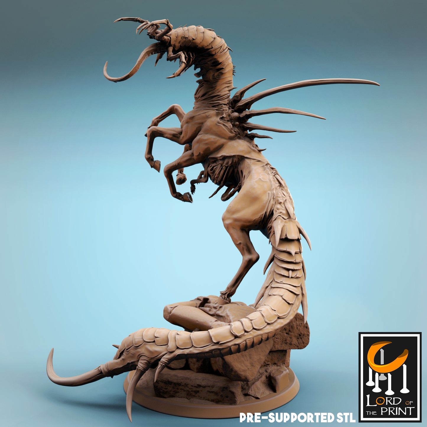 Rescale Miniatures (Lord of the Print) - Corrupt Horse Rear (Large)- Fear The Old God 2022 May