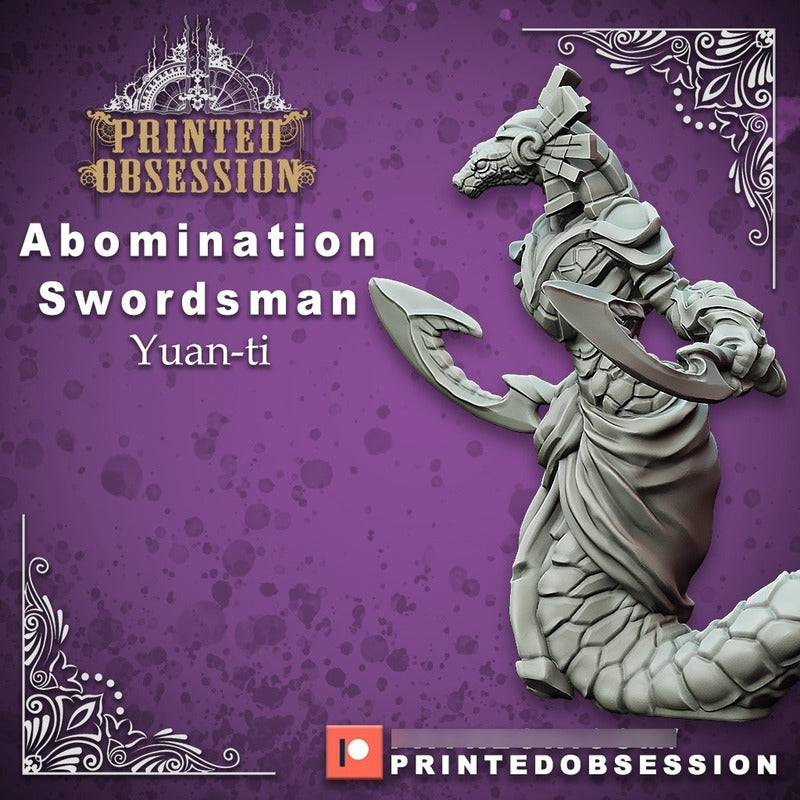 Printed Obsession - Yuan-ti Sword - Yuan-ti Abomination
