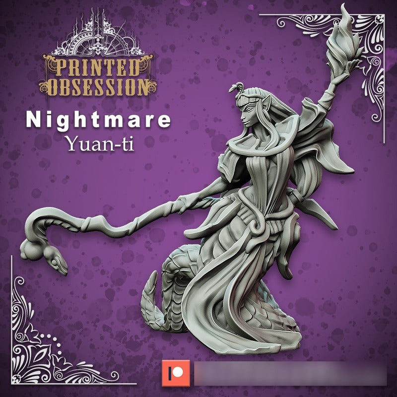 Printed Obsession - Yuan-ti, Nigthmare - Yuan-ti Abomination