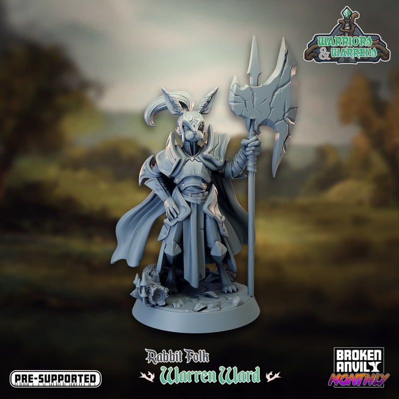Broken Anvil - Harengon, Warden Paladin - Harengon Rabbit Folk
