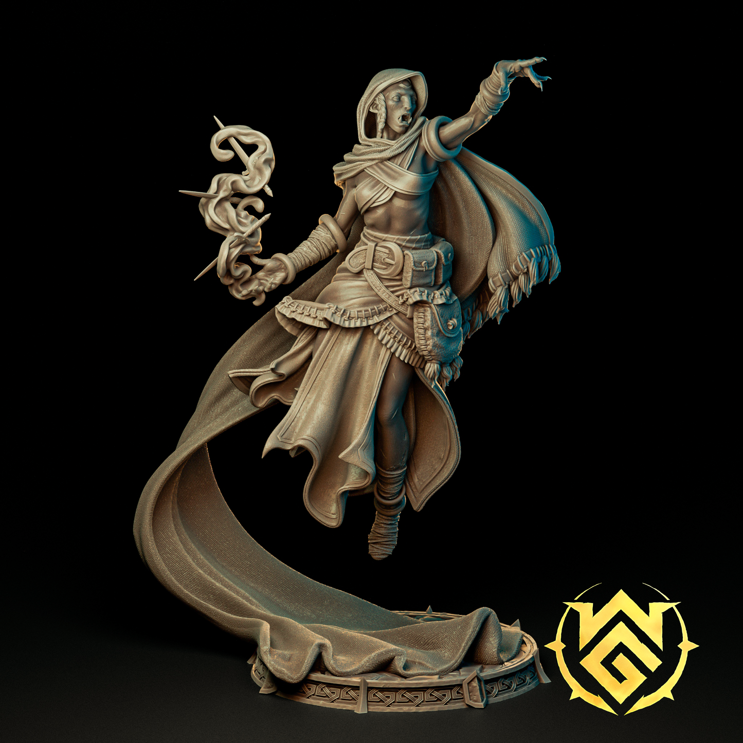The Witchguild - Dagger, Dancer Psychic Half Orc Female 35mm