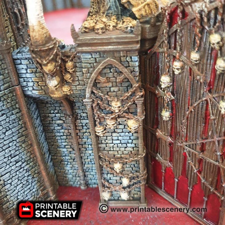 Printable Scenery - Gates of Doom - Demons Terrain