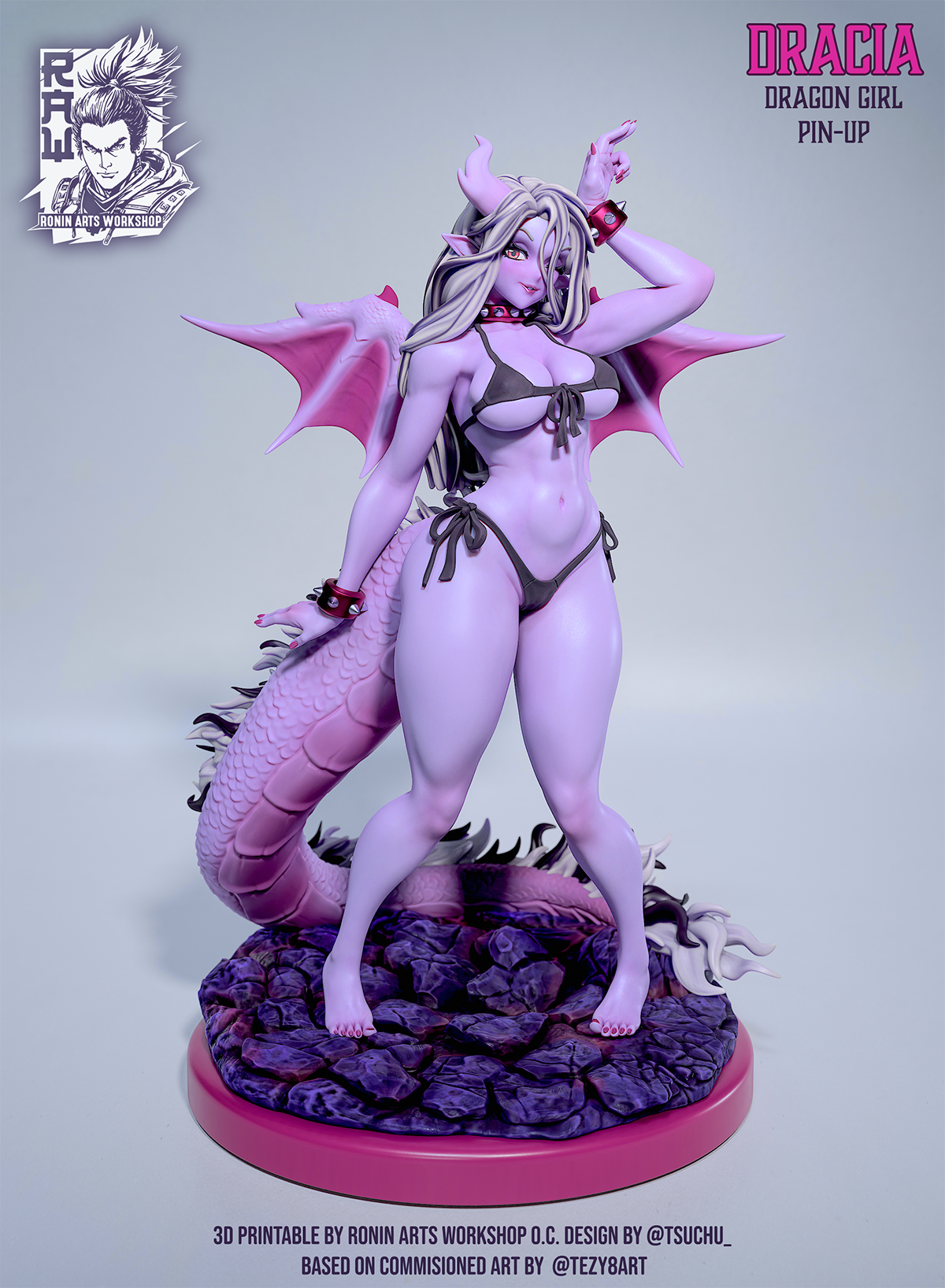 Ronin Arts - Dracia, Dragon Girl Pinup