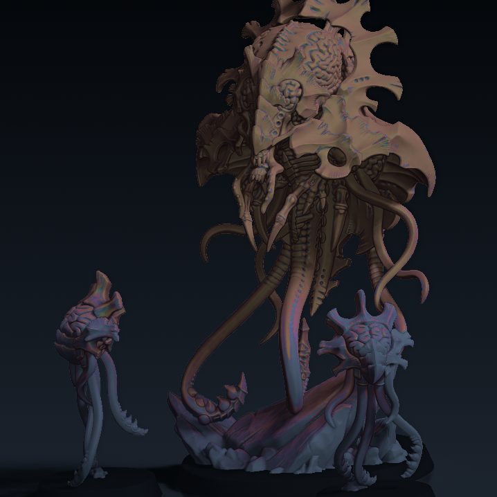 Games Workshop - Neurotyrant & Neuroloids, Tyranids- Warhammer 40K