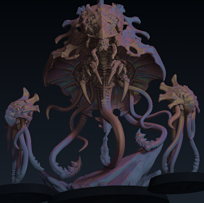 Games Workshop - Neurotyrant & Neuroloids, Tyranids- Warhammer 40K