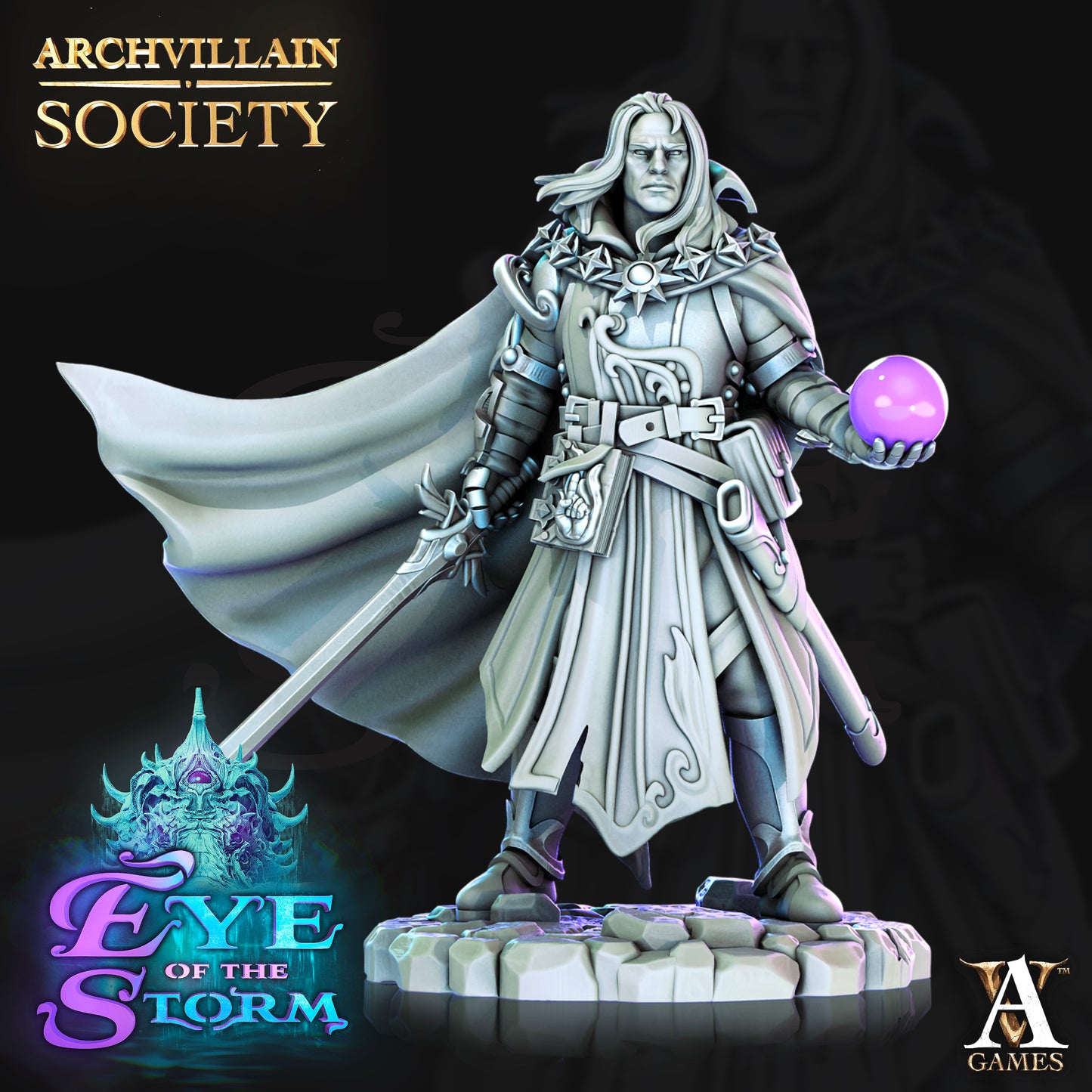 Archvillain Games - Meraleph Zelgadis Bladesinger - Mystic Theurge Archvillain Society Vol. 3 Eye of the Storm 2021 September