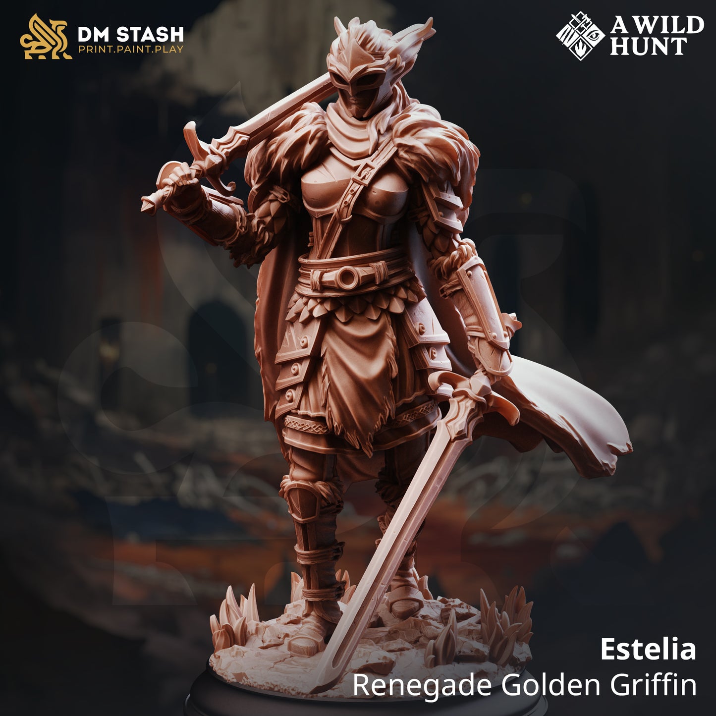 DM Stash - Estelia, Renegade Golden Griffin - A Wild Hunt 2025 November