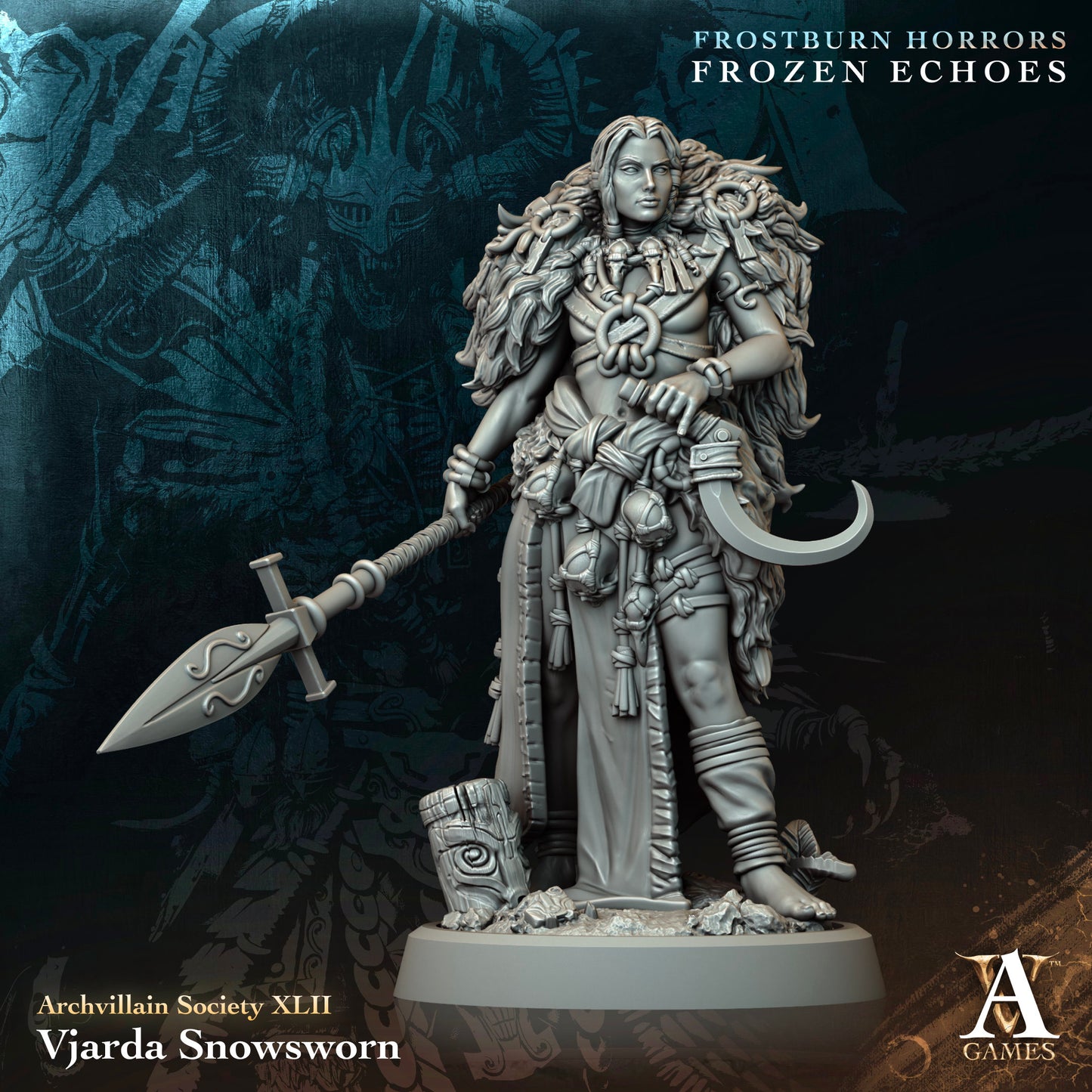 Archvillain Games - Vjarda Snowsworn - Archvillain Society Vol. XLII - Frostburn Horrors Frozen Echoes 2024 Dcember