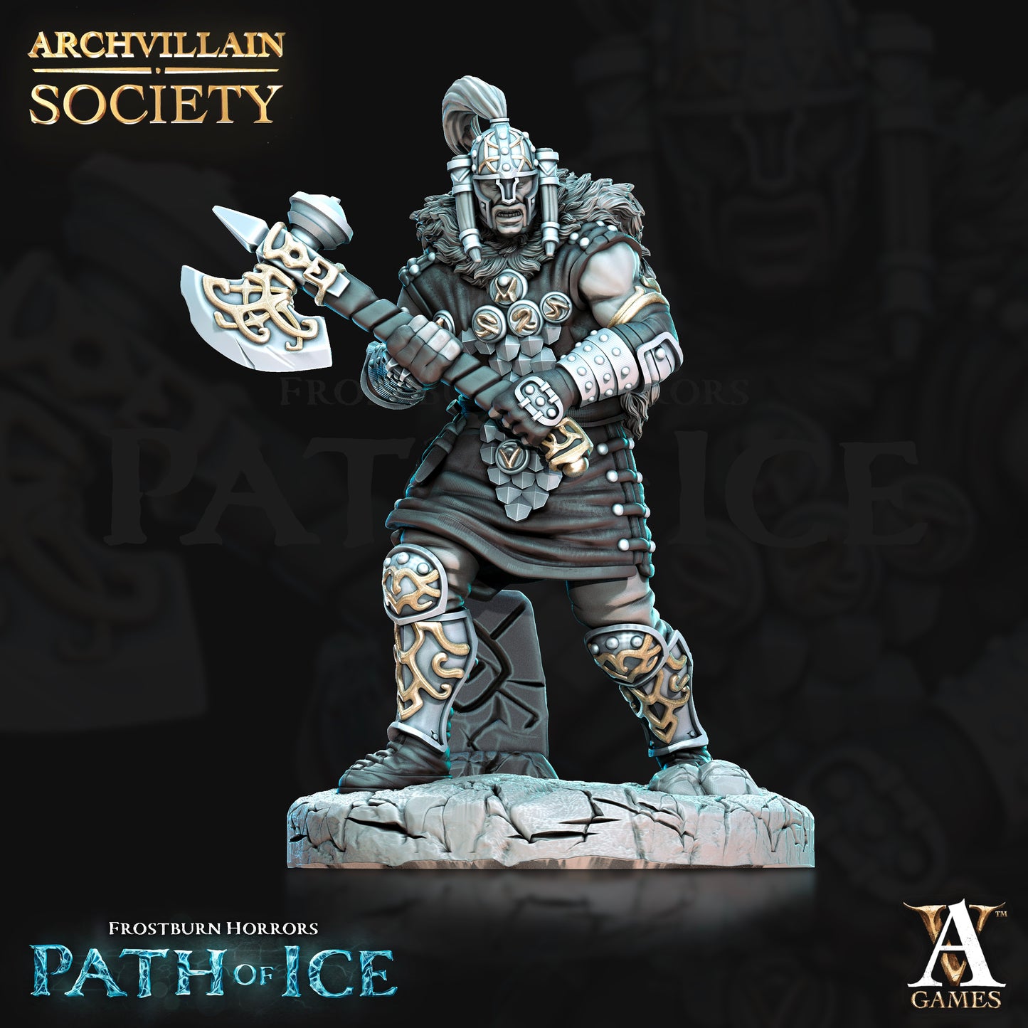 Archvillain Games - Tovi Blackfingers Human Fighter Archvillain Society Vol. 18 Frostburn Horros - Path of Ice 2022 December