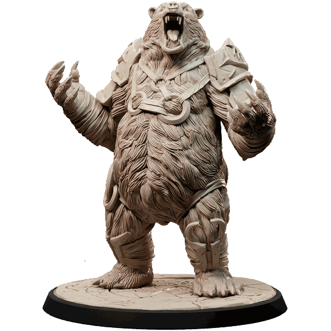Loot Studio - Cormah Shazan, Bear Form (Large) - A Mad Mage´s Experiments 2020 August