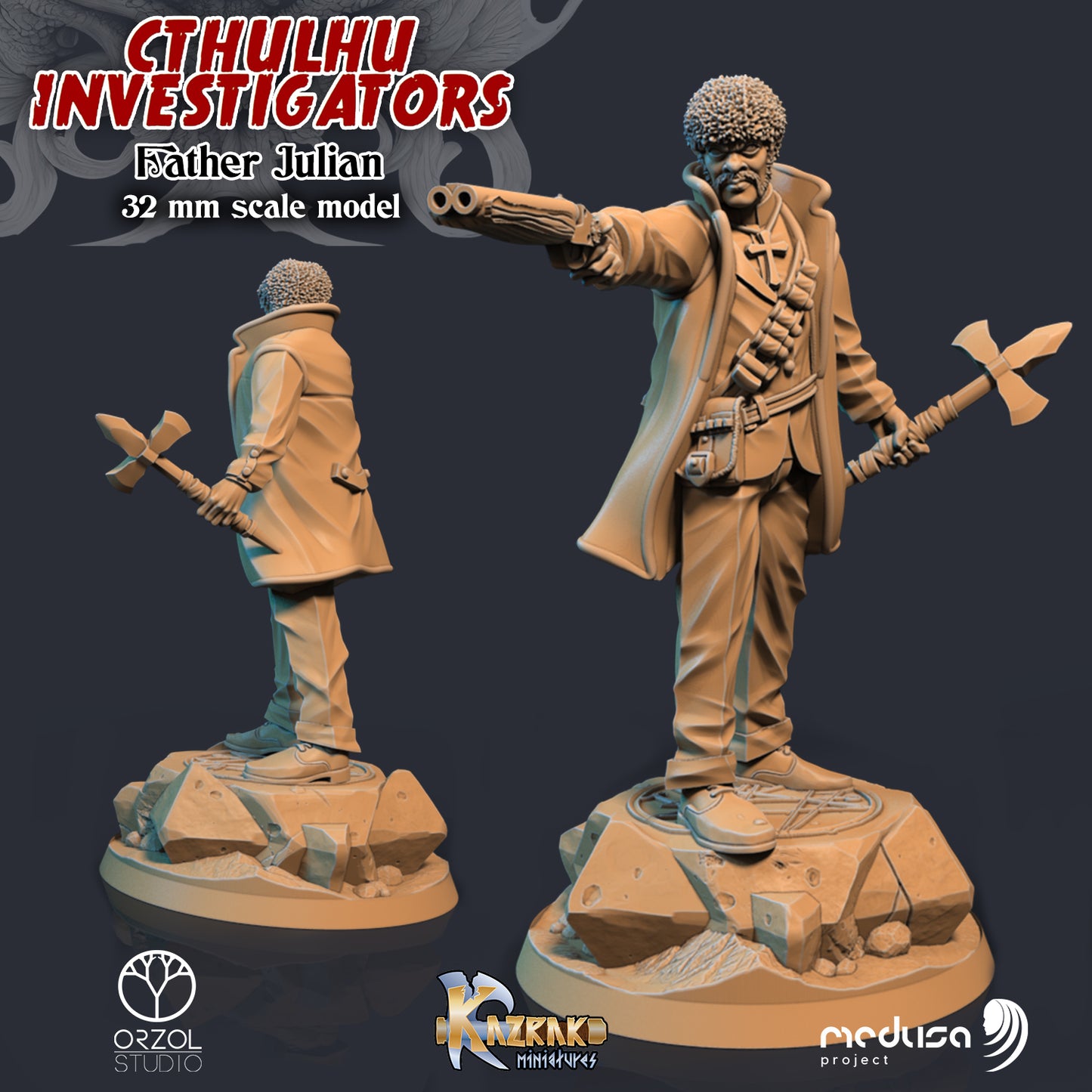 Sculptorium of Madness - Father Julian - Chtulhu Investigators