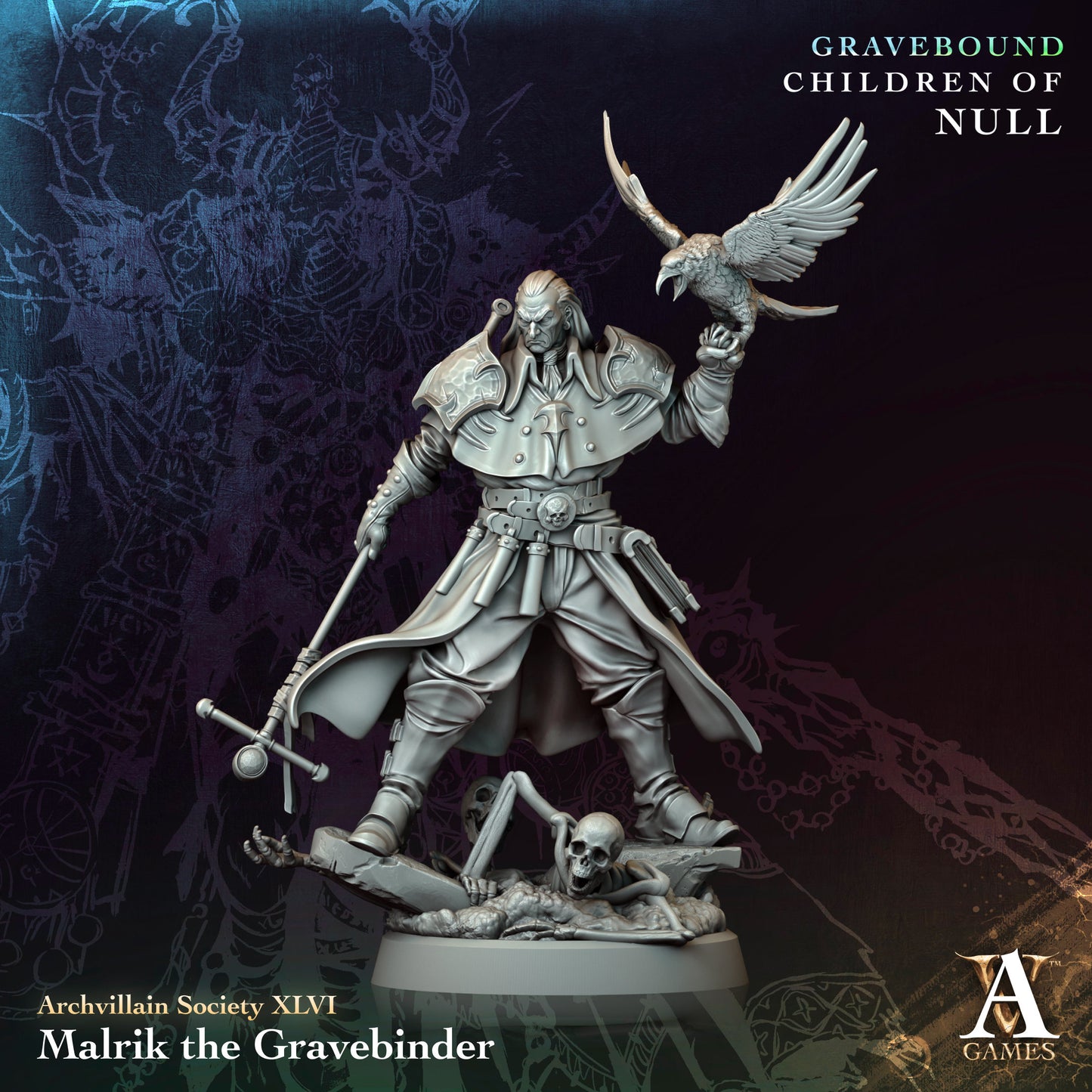 Archvillain Games - Malrik, The Gravebinder - Archvillain Society Vol. XVLI 2025 April