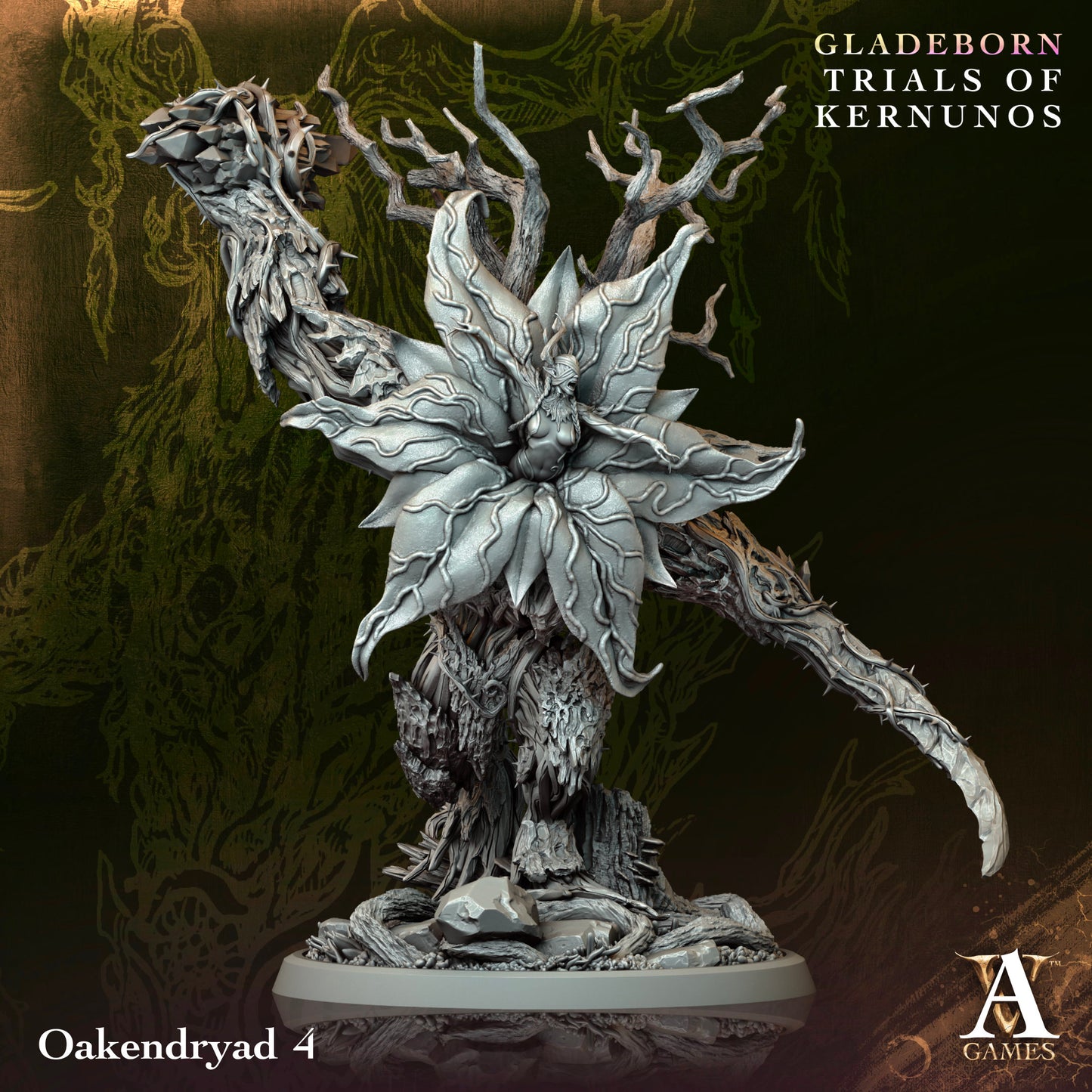 Archvillain Games - Oaken Dryad 4 - Gladebron Trials of Kernunos 2025 January