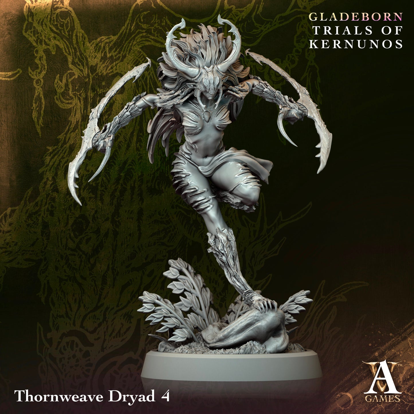 Archvillain Games - Thornweave Dryad 4 - Gladebron Trials of Kernunos 2025 January