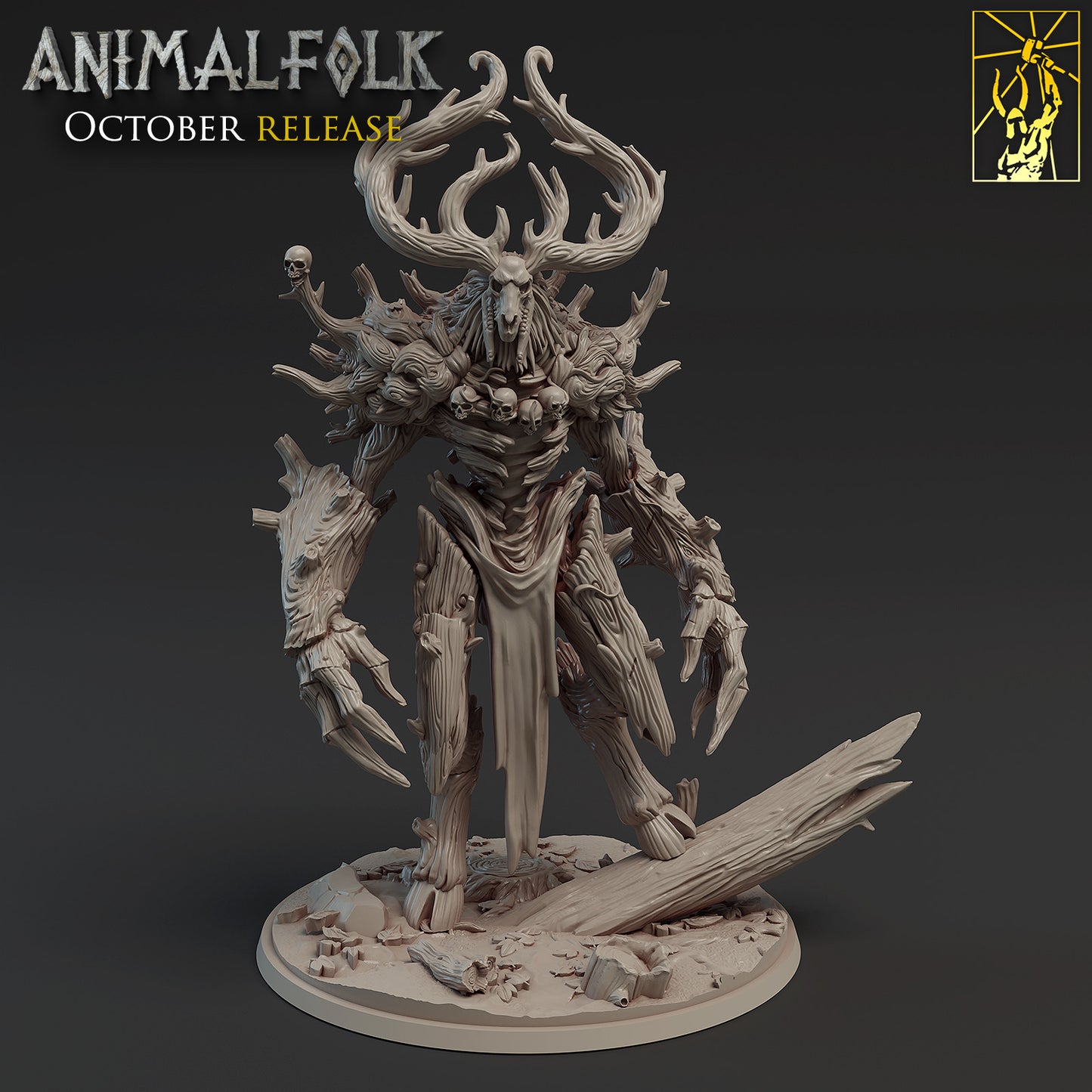 Titan Forge - Wendigo Gloomvale Primeval Spirit - Animal Folk - 2021 October 17cm