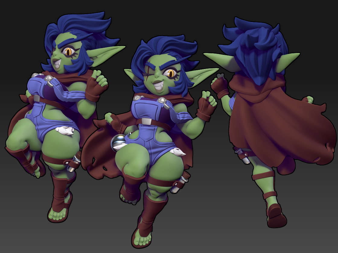 Twin Goddess Miniatures - Goldie the Goblin - Reforged 2024 August