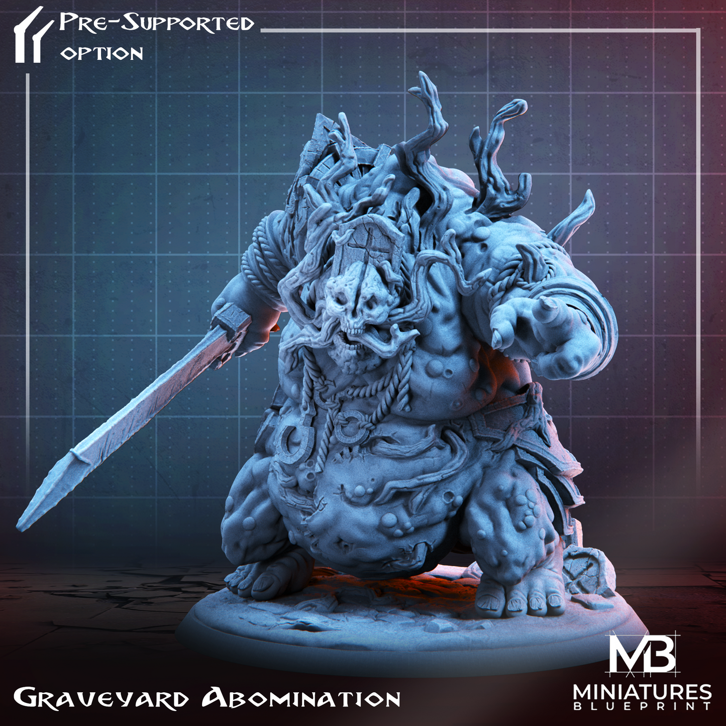 Miniatures Blueprint - Graveyard Haunters 2023 October Release 35mm