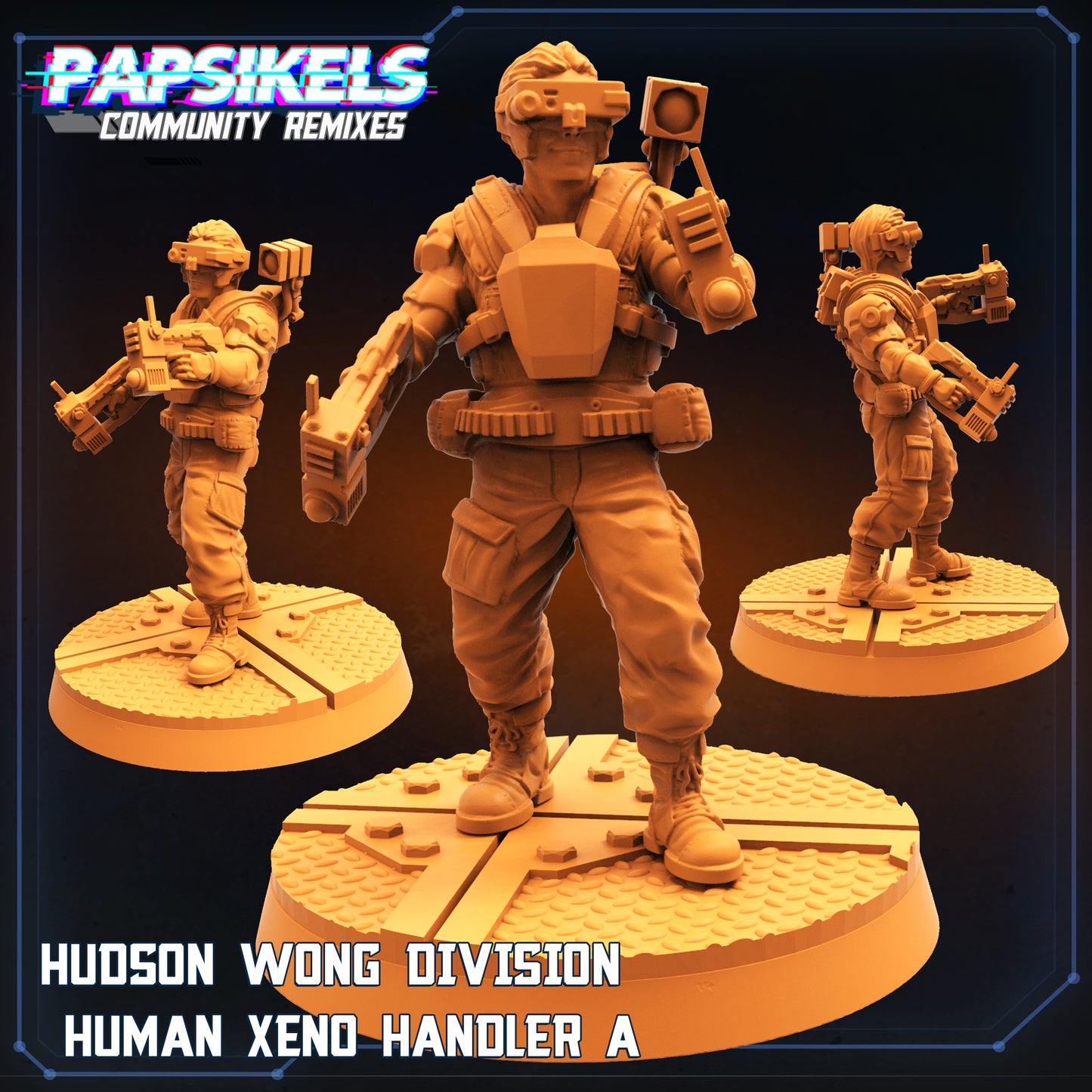 Papsikels - Hudson Wong Division, Human Xeno Handler A - Aliens vs Humans 3 2021 July