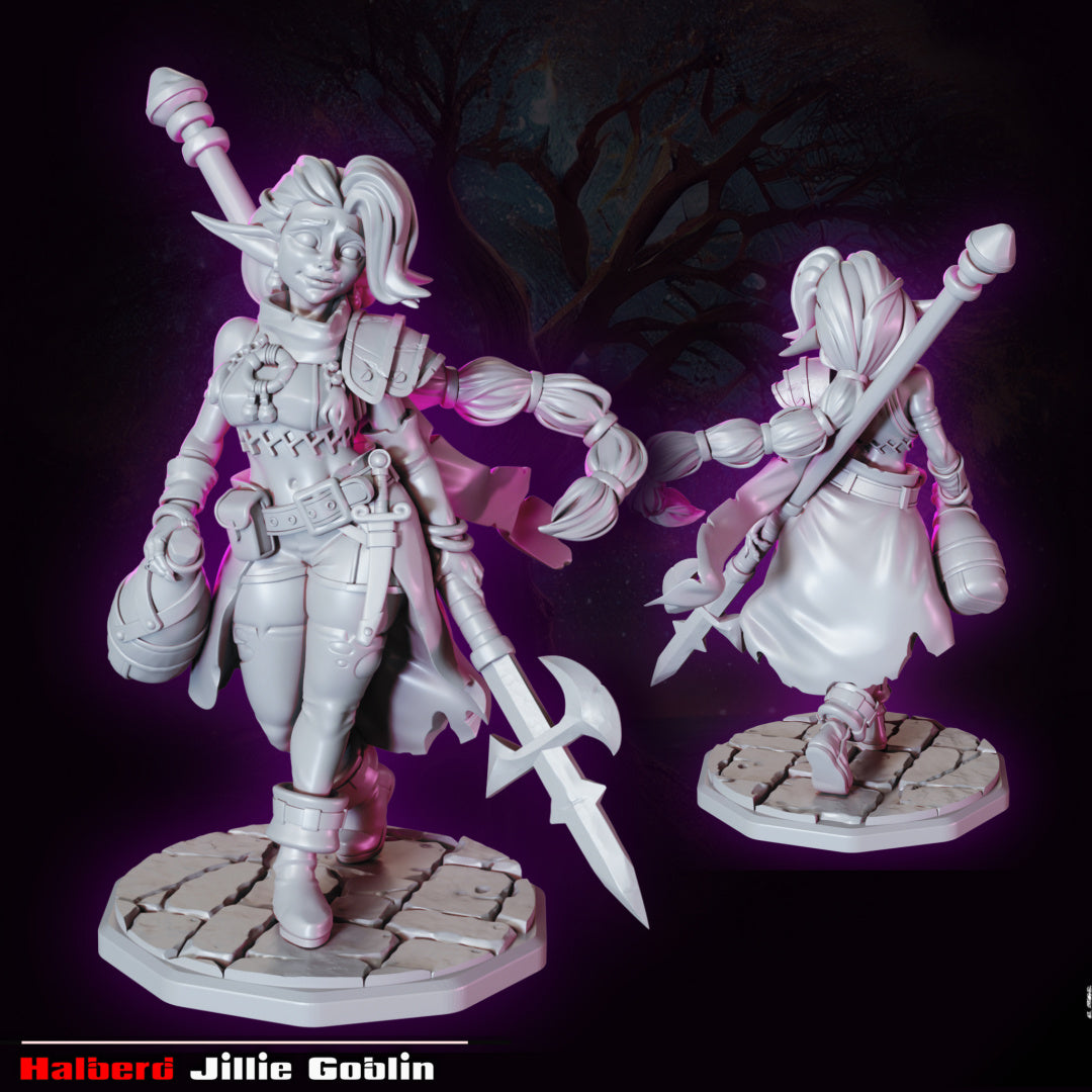 Gaz Minis - Halberd welder Jillie Goblin - Goblin´s Fury 2023 November