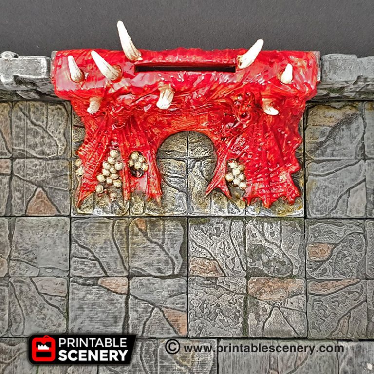 Printable Scenery - Tormented Portal - Demons Terrain