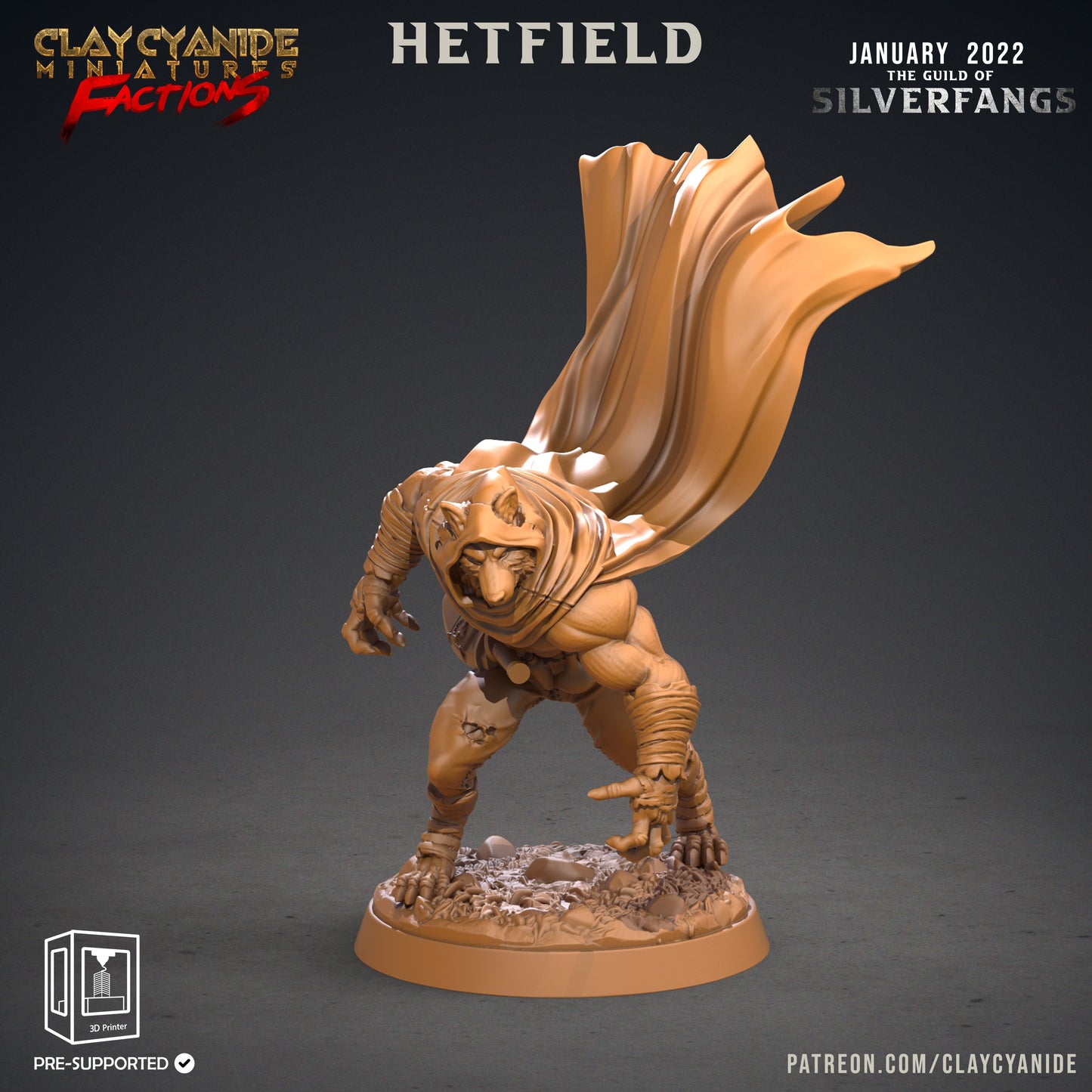 Clay Cyanide - Werewolf Hetfield - Kingdom of Felinaria 2022 January