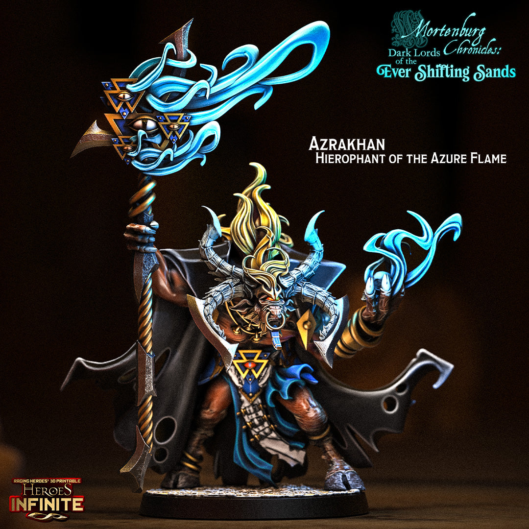 Heroes Infinite Raging Heores - Azrakhan (Large), Tzeentch Disciples - Mortenburg Chronicles 2025 April